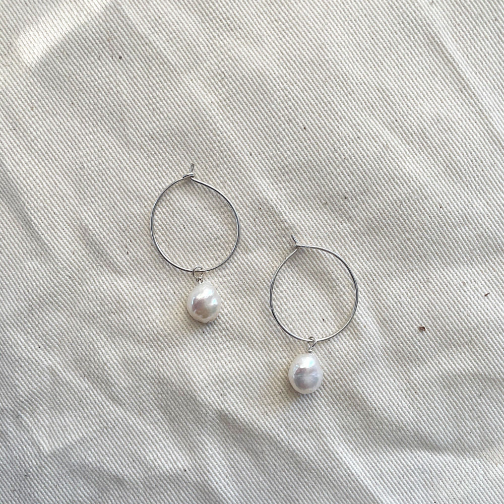 Pearl earrings