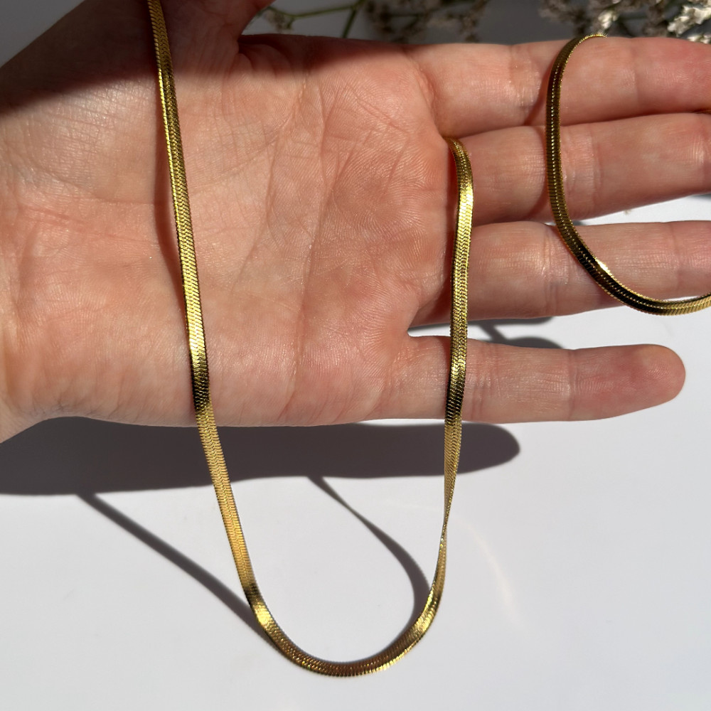 Slangekæde smykkesæt