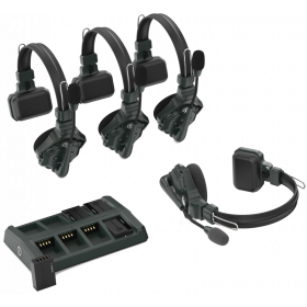 HOLLYLAND Solidcom C1 Full Duplex Wireless Intercom System with 4 headsets