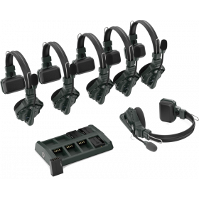 HOLLYLAND Solidcom C1 Full Duplex Wireless Intercom System with 6 headsets