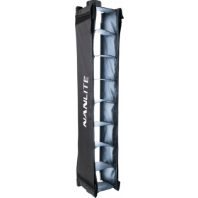 NANLITE Barndoor with eggcrate for Pavotube II 15X