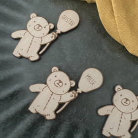Bordkort træ, Bamse