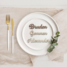 Bordkort i træ, Elegance