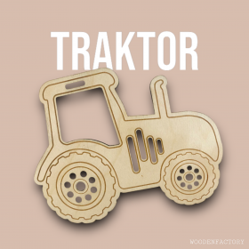 Traktor, dekoration