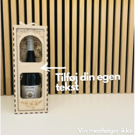 Vinkasse med din tekst