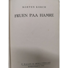 Fruen paa Hamre af Morten Korch