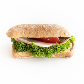Sandwich skinke og ost