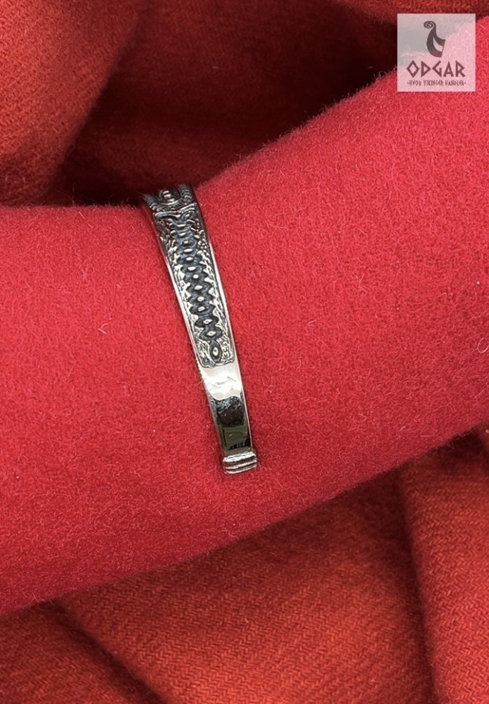 Armring viking i bronze 1cm bred