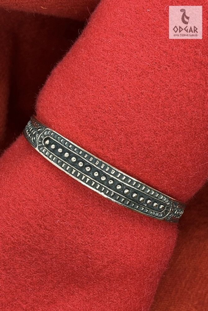 Armring viking i bronze 1cm bred