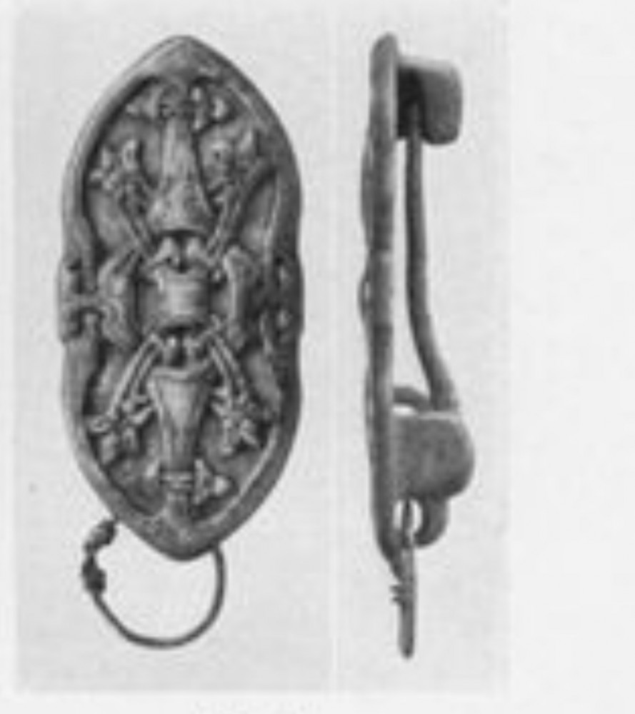 Broche Birka Sverige - bronze