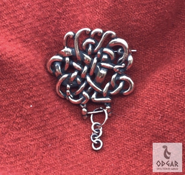 Broche - fibel fundet ved Skærbæk. i bronze