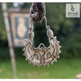 Ørehæng fra Byzans Yggdrasil i rent sølv