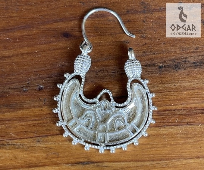 Ørehæng fra Byzans Yggdrasil i rent sølv