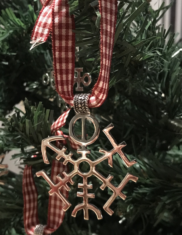 Yule / julepynt i sterling sølv