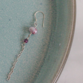 1 x Earhook (Lyserød)