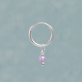 1 x Second Hoop // Krystal (LILA)