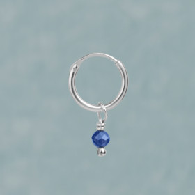 1 x Second Hoop // Krystal (MØRKEBLÅ)