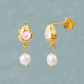1 x Sparkling Pearls (LYSERØD)
