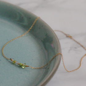 Anna Necklace // Green