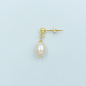 1 x Pearl Earstick // Rosa