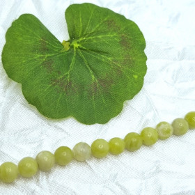 Agat, Limegrøn, 6mm
