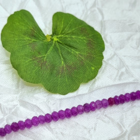 Jade, Lilla, rondel 4x3mm