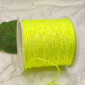 Knyttesnor Neon gul, 2m
