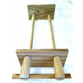 Perlevæv i træ 34x12x6cm 1stk