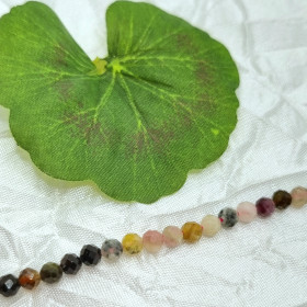 Turmalin, Naturfarve mix, 4mm