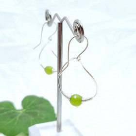 Twistet, Sterling grøn Jade