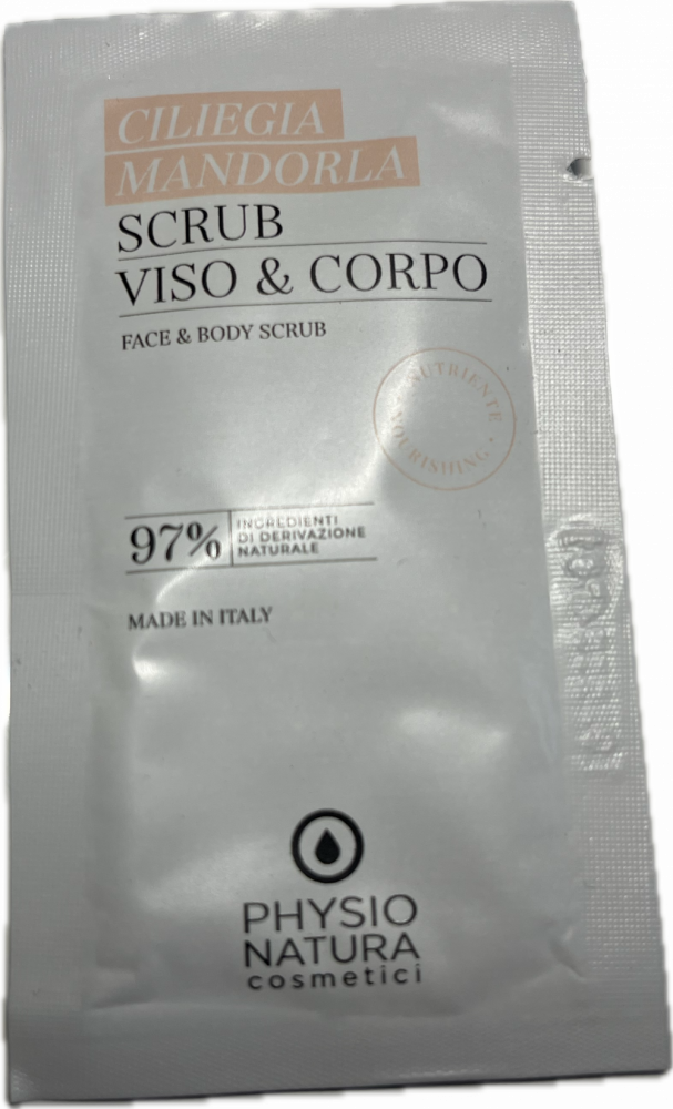 Physio Natura Ciliegia Mandorla Face-body scrub (prøve 5 ml.)