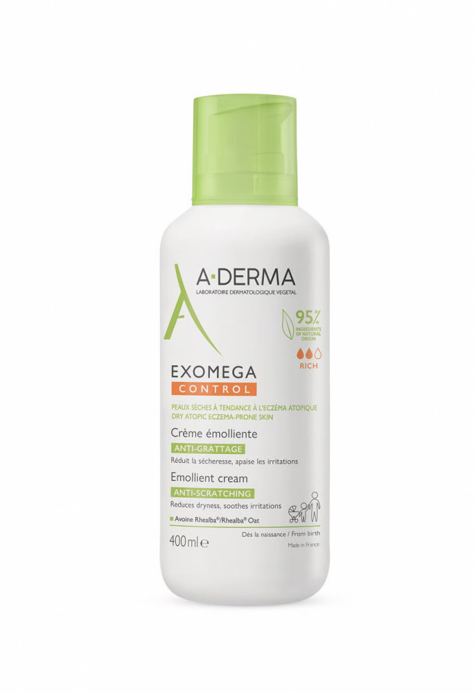 A-Derma Exomega Control Emollient Cream 400 ml
