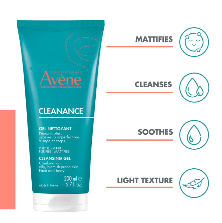 Avène Cleansing Gel For Acne And Problematic Skin 200ml