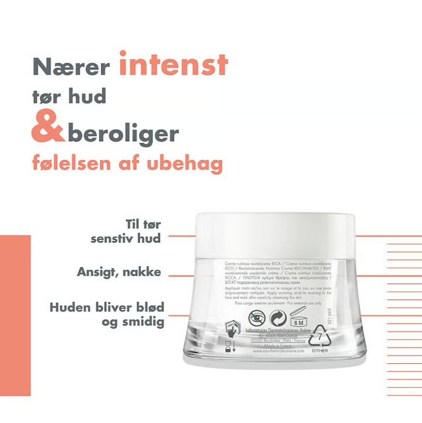 Avène Revitalising Nourishing Compensating Cream 50ml