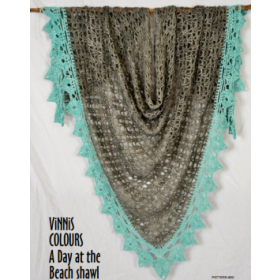 Opskrift: Day at the Beach Shawl