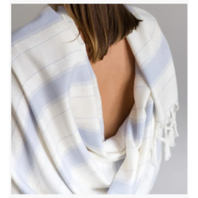 Spa wrap, bomuld og bambus, lavender