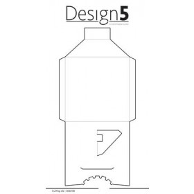 011100 Design5 dies "Stand-up Card" D5D100 Samlet: 10x10cm