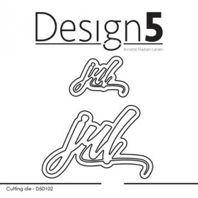 011102 Design5 dies "Jul" D5D102 8,4x5,6 & 4,5x3,1cm