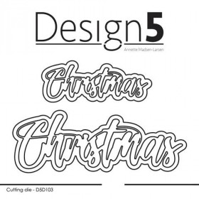 011103 Design5 dies "Christmas" D5D103 13,1x4,7 & 8,3x3,1cm