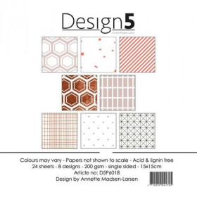 016018 Design5 Paperpad "Rusty Galaxy" D5P6018