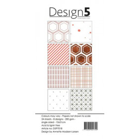 017018 Design5 Paperpad "Rusty Galaxy" D5P7018
