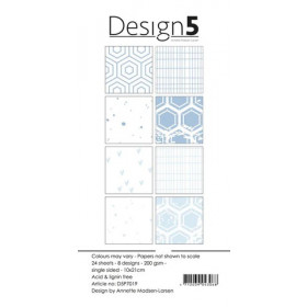 017019 Design5 Paperpad "Astrologi Calll" D5P7019 200gsm - 24 ark - 10x21cm