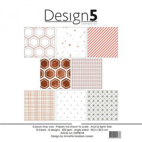 018018 Design5 Paperpad "Rusty Galaxy" D5P8018