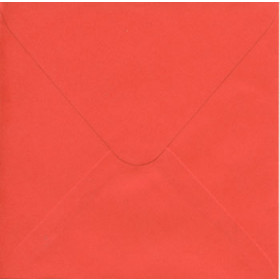 1288. Kuvert 14x14cm rød 1 stk