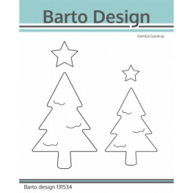 131534 Barto Design Clearstamp "Christmas Tree w/Stump"