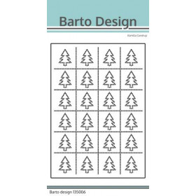 135006 Barto Design Dies "Christmas Tree - Background" 10,1x14,4cm
