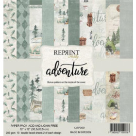 153159 REPRINT Paperpack "Adventure" CRP059 30,5x30,5cm - 10 ark