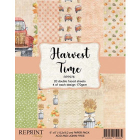 153476 REPRINT Paperpack "Harvest Time" RPP076 15,2x15,2cm - 20 ark