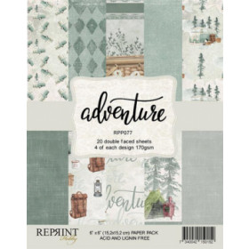 153477 REPRINT Paperpack "Adventure" RPP077 15,2x15,2cm - 20 ark