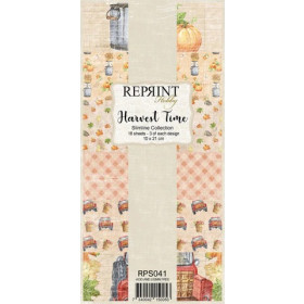 153641 REPRINT Paperpack "Harvest Time" RPS041 10x21cm - 18 ark